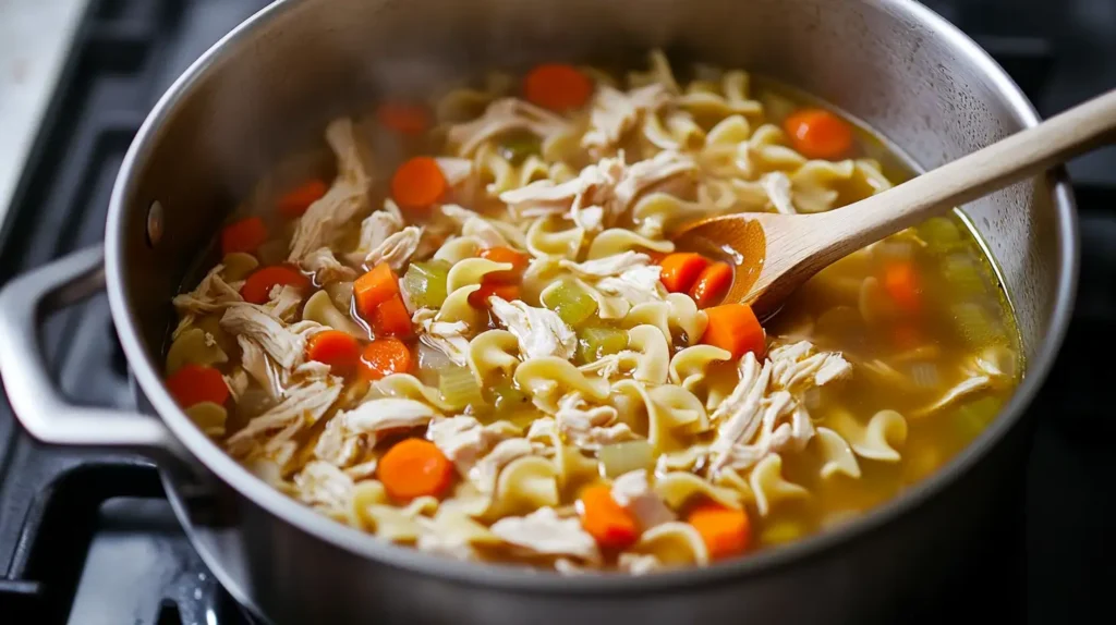 Crack Chicken Noodle Soup

