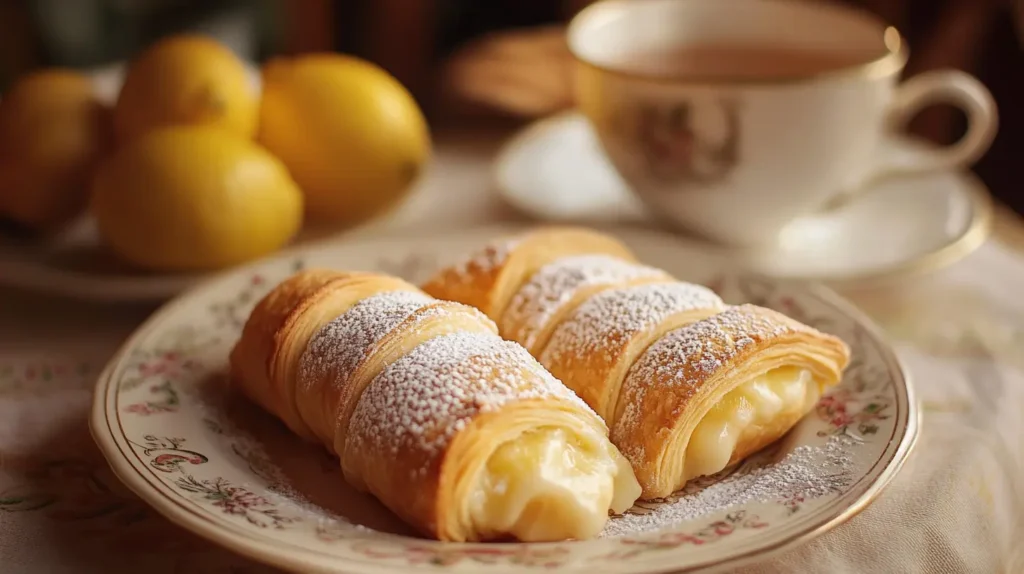 Lemon Cheesecake Crescent Rolls