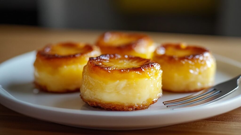 mini pineapple upside down cheesecake​