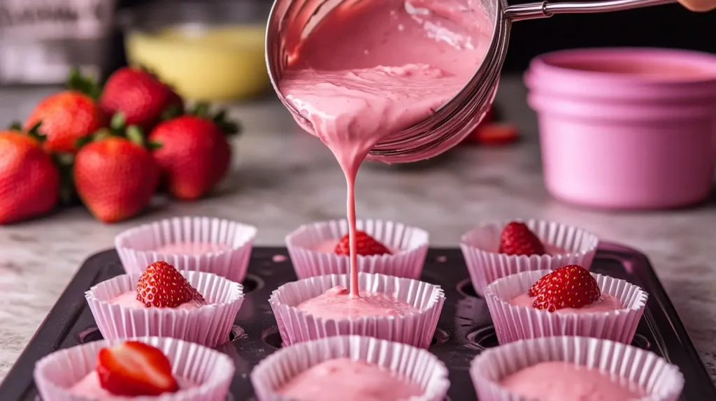 strawberry cupcake recipe