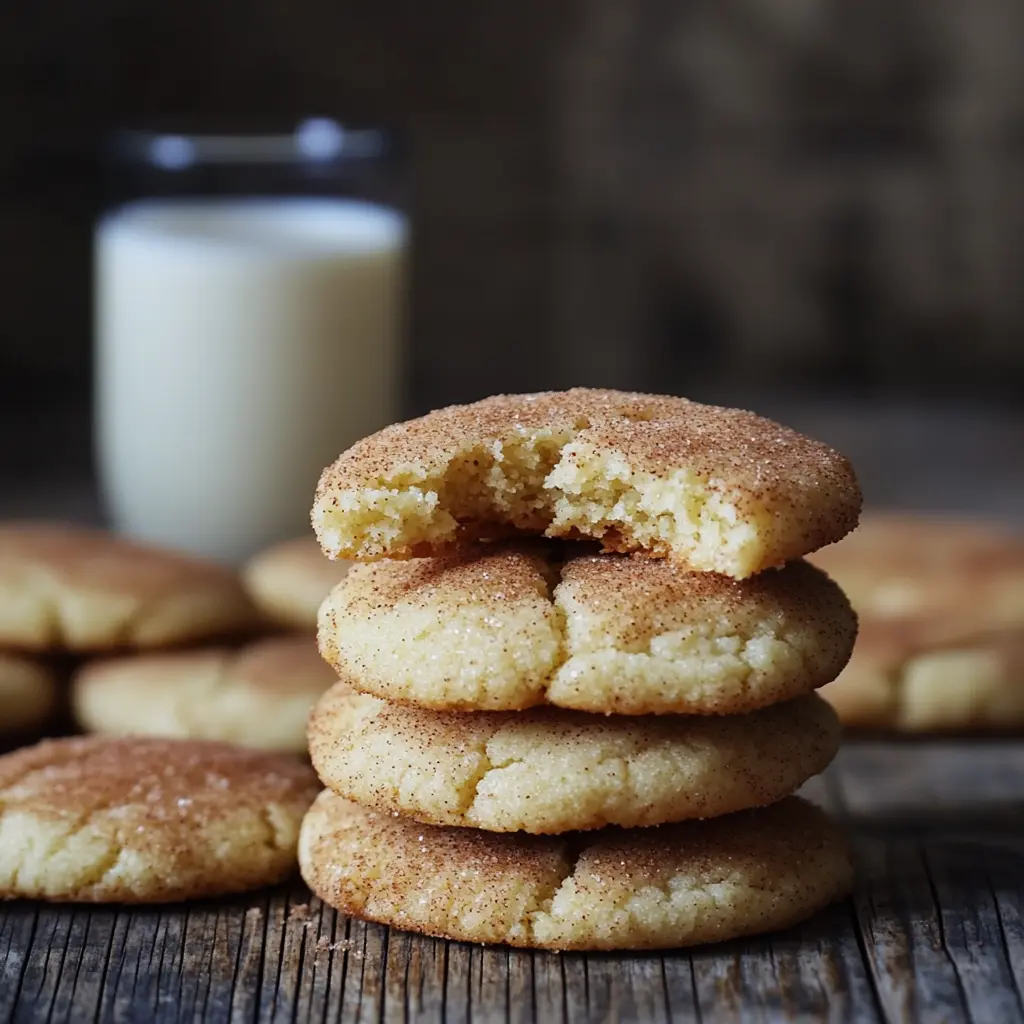 Snickerdoodle recipe without cream of tartar - golden, soft cookies coated in cinnamon sugar.
