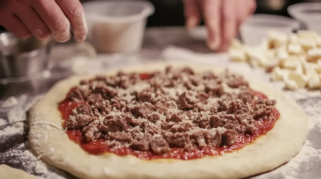 Beef Pizza Pie