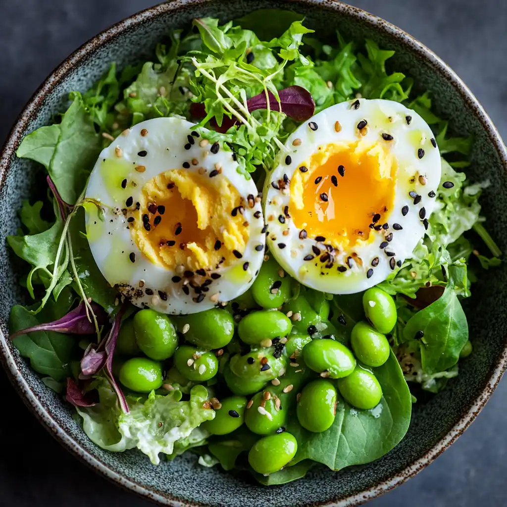 edamame egg recipes salad