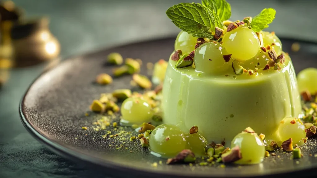 pistachio pudding recipe with grapes