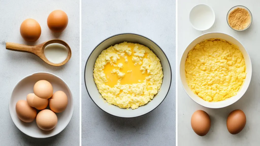 oven baked scrambled eggs

