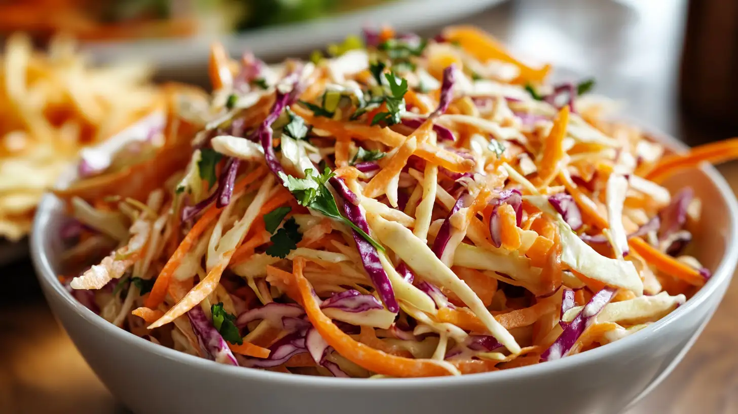 Sweet Restaurant Slaw – Creamy and Crunchy Coleslaw Side Dish