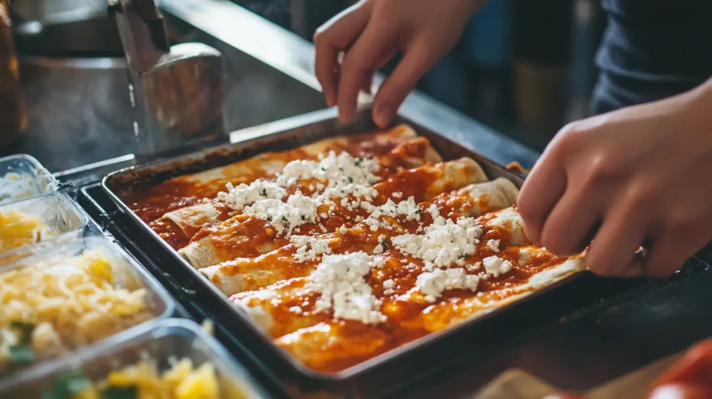 Chicken Enchiladas Carbs: 5 Saucy Fixes That Work 2 Step-by-step process of preparing chicken enchiladas carbs
